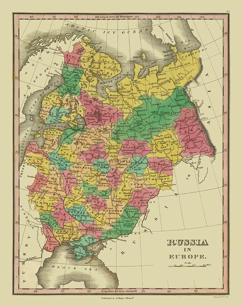 Europe Russia - Finley 1831
