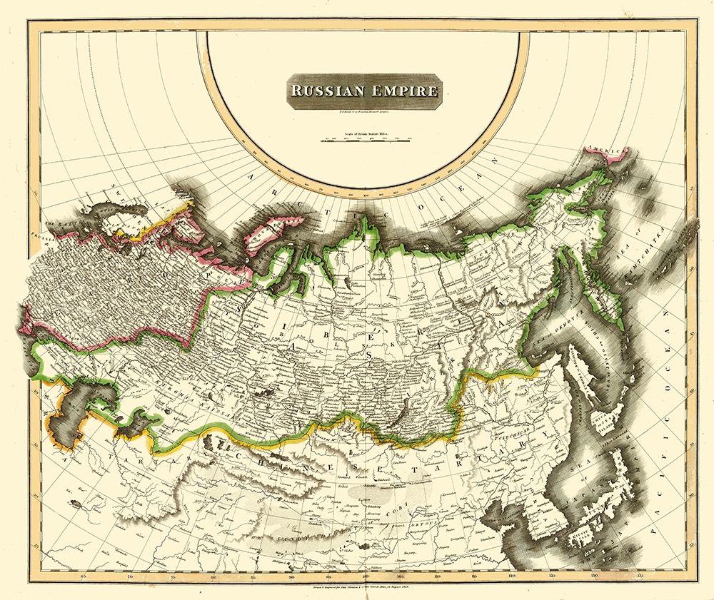 Russian Empire Asia Russia - Thomson 1814