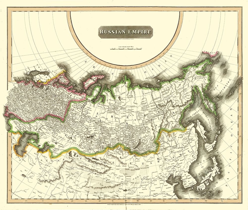 Russian Asia Empire Russia - Thomson 1814