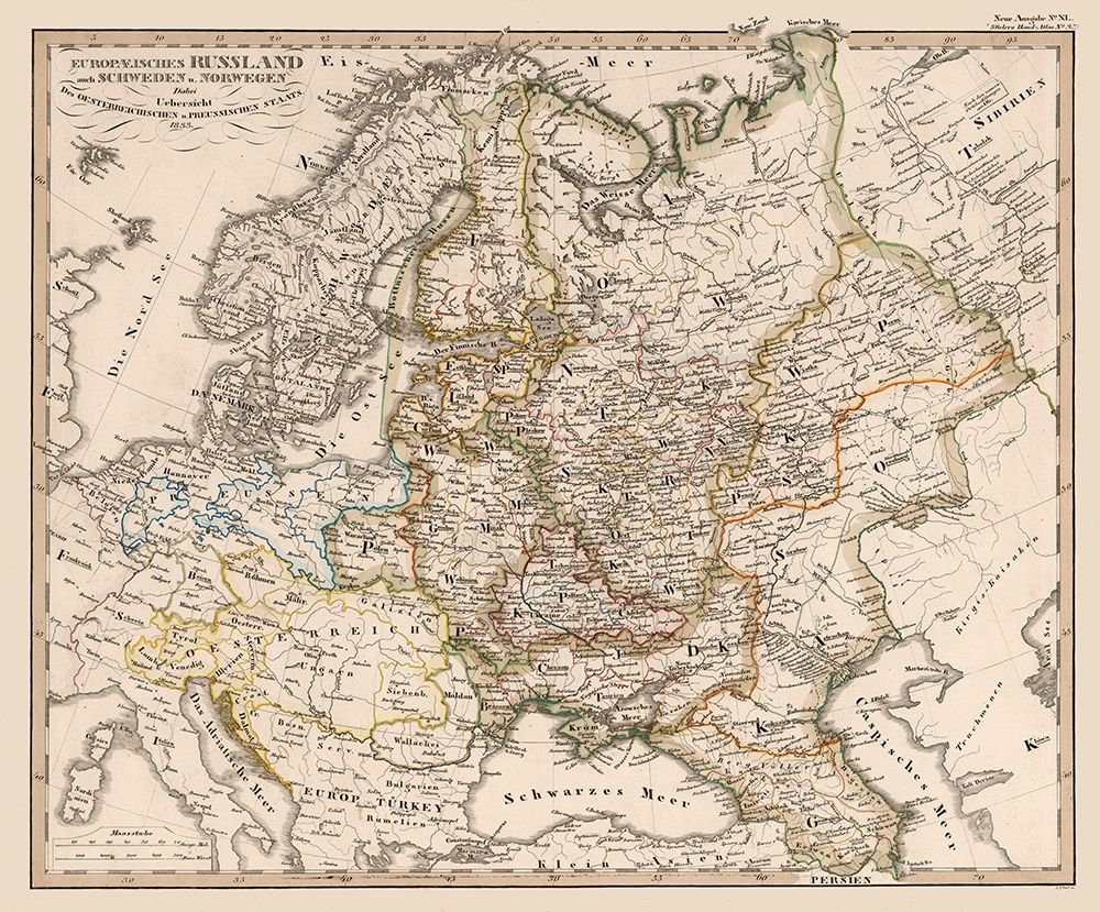 Europe Russia - 1833