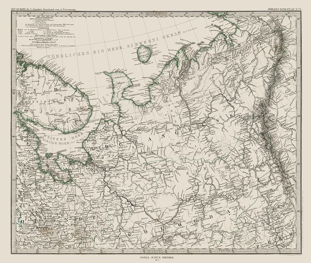Western Russia - Perthes 1872