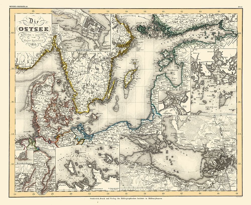 Baltic Sea Russia - Radefeld 1855
