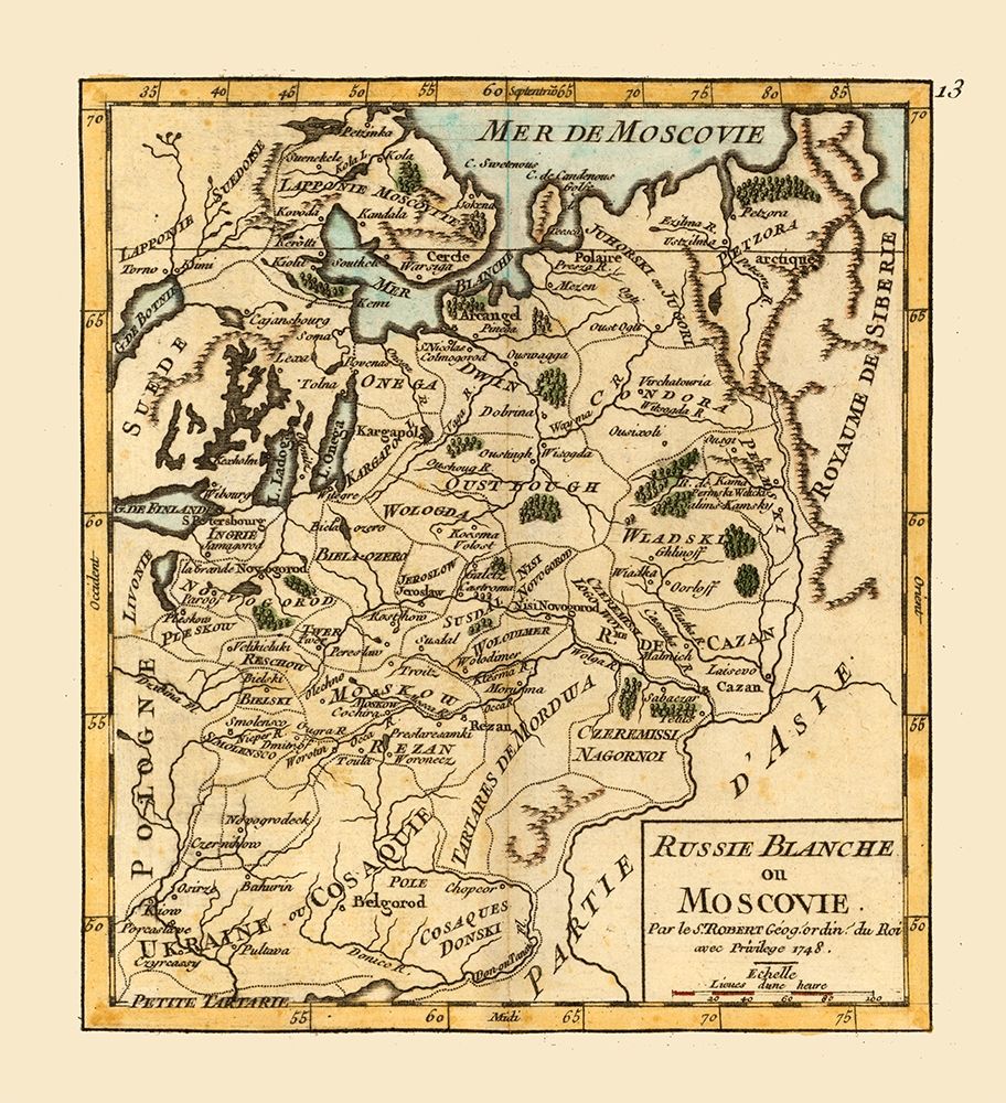 Moscow Grand Duchy Russia - Robert 1748