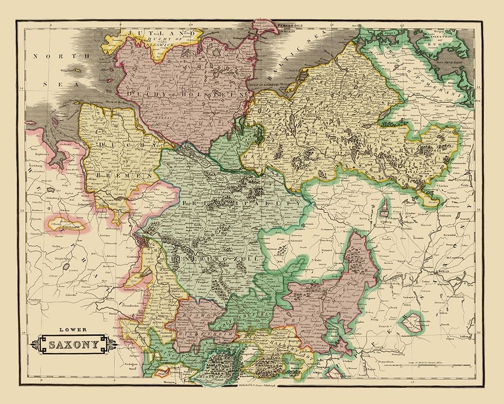 Lower Saxony Germany - Hamilton 1831