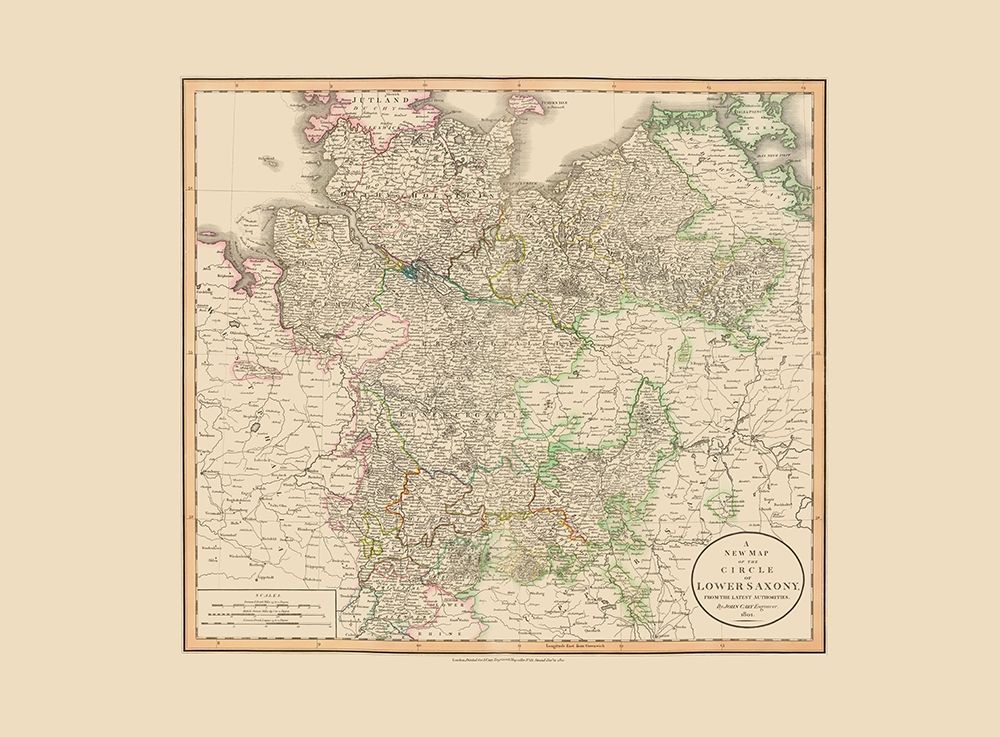 Lower Saxony Germany - Cary 1801