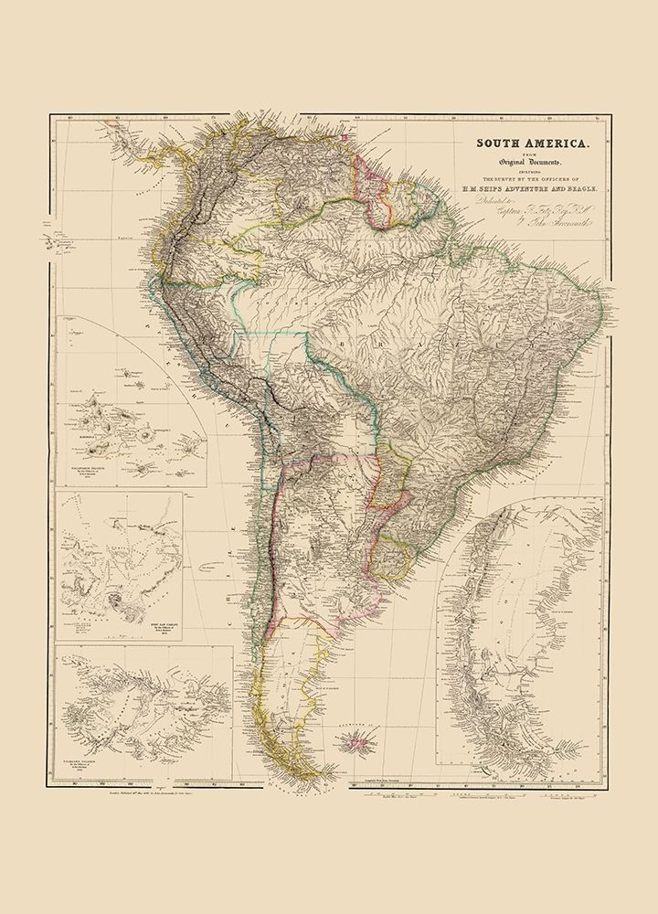 South America - Arrowsmith 1844