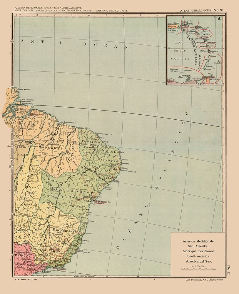 Southeastern South America - Streit 1913