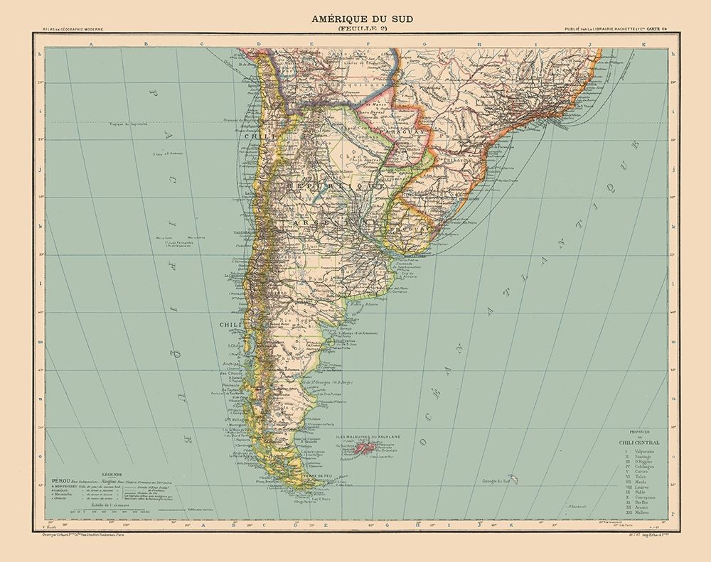 Southern South America - Schrader 1908