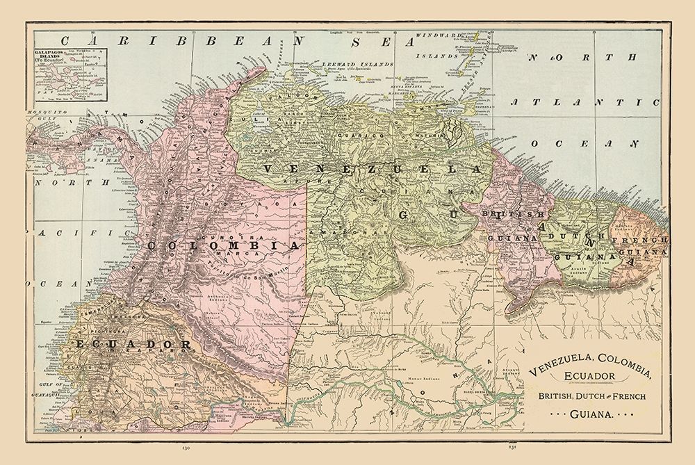 South America Venezuela Ecuador Guiana Colombia