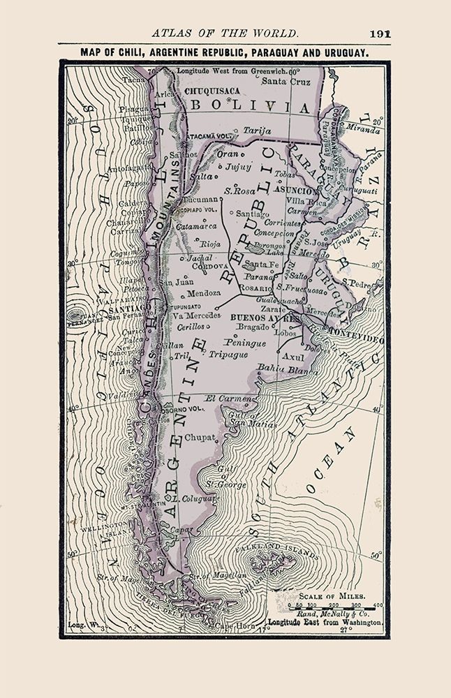 Northern South America - Alden 1886