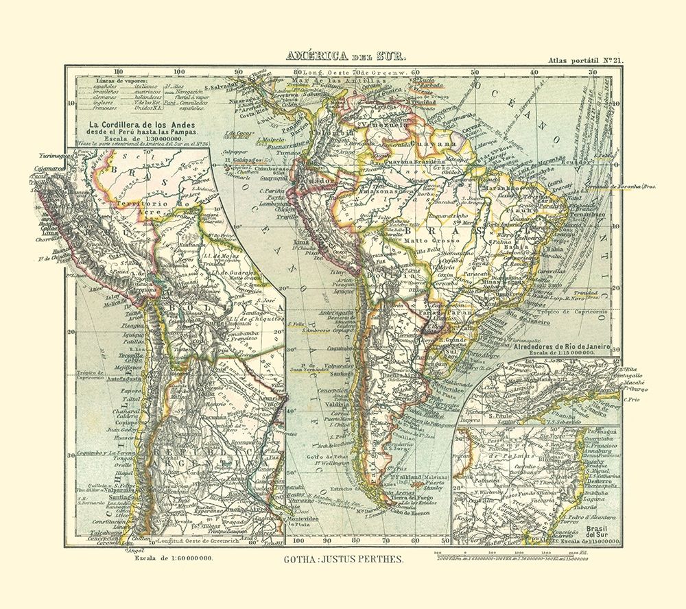 South America - Perthes 1921