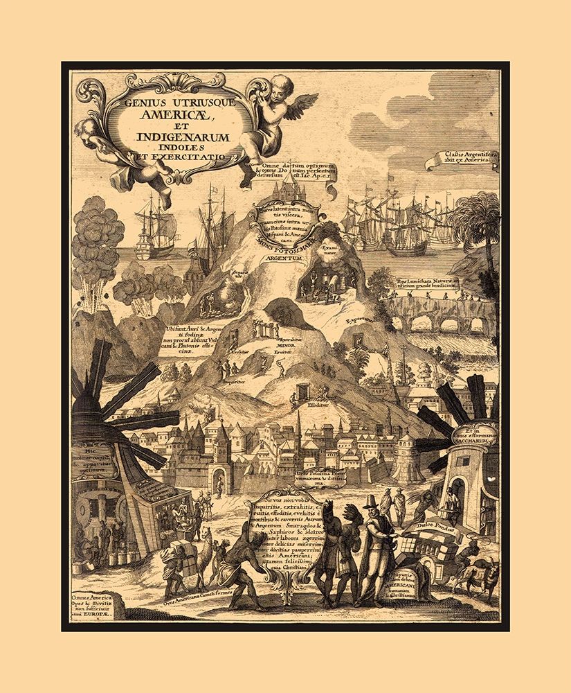 South America Natural Riches - 1703