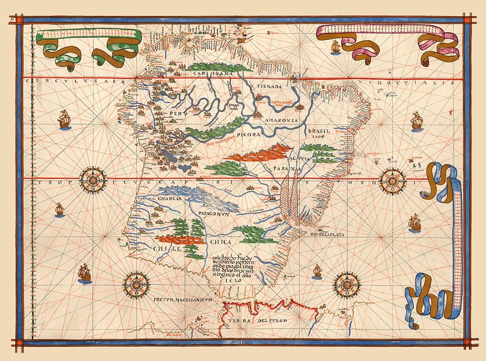 South America - Martines 1587