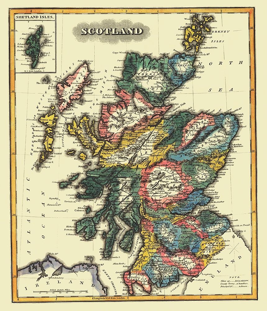 Great Britain Scotland - Lucas 1823