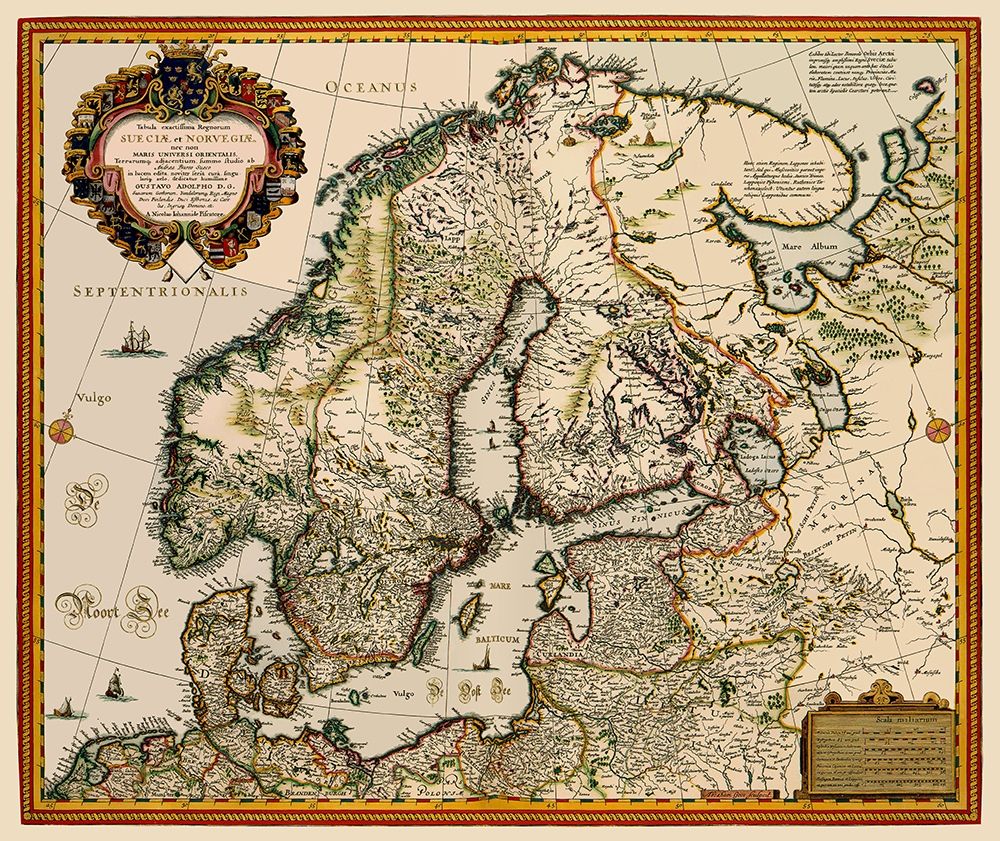 Scandinavia - Visscher 1656