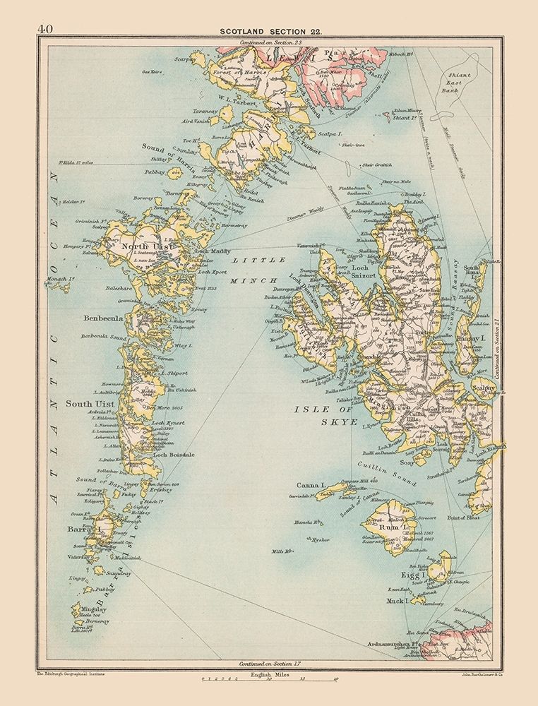 Scotland - Bartholomew 1892