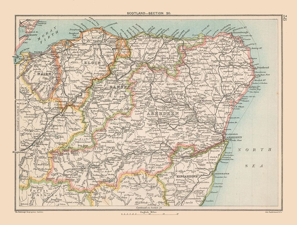 Scotland - Bartholomew 1892