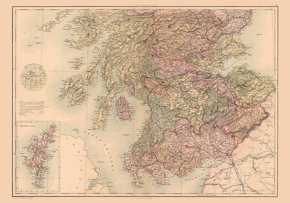 North Scotland - Black 1867