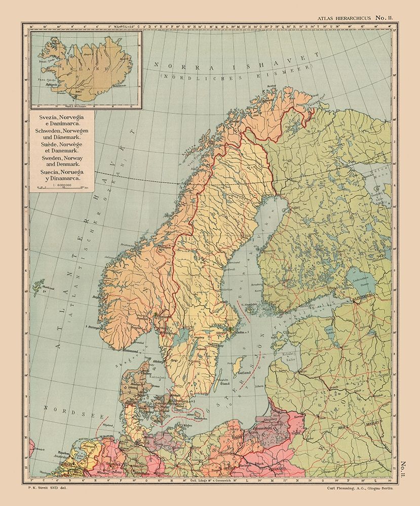 Europe Sweden Norway Denmark - Streit 1913
