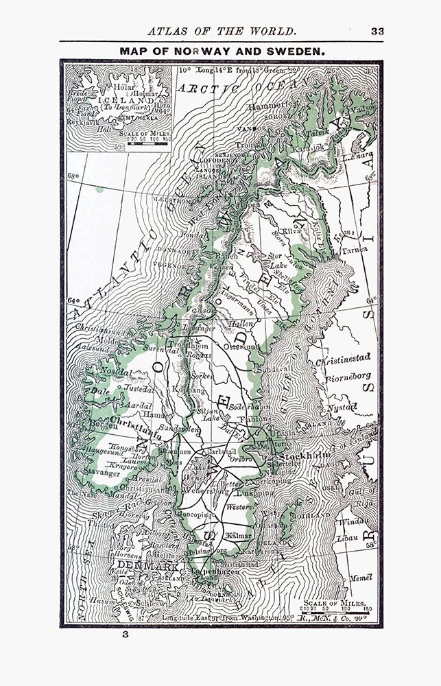 Norway Sweden - Alden 1886