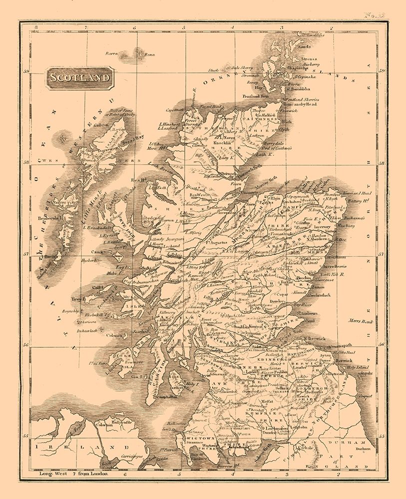 Scotland - Kirkwood 1817