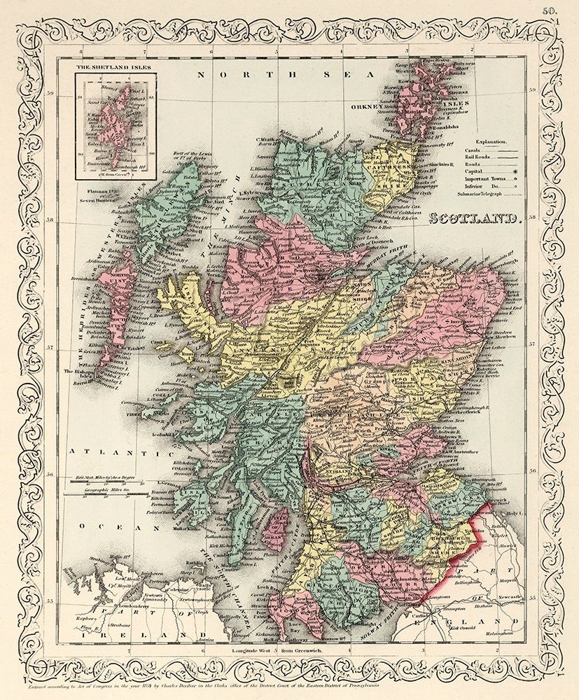 Scotland - Desilver 1859