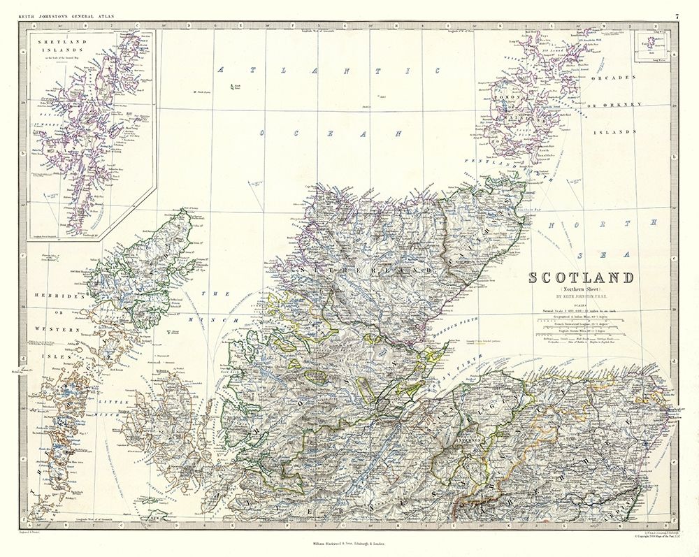 Scotland - Northern Sheet - Johnston