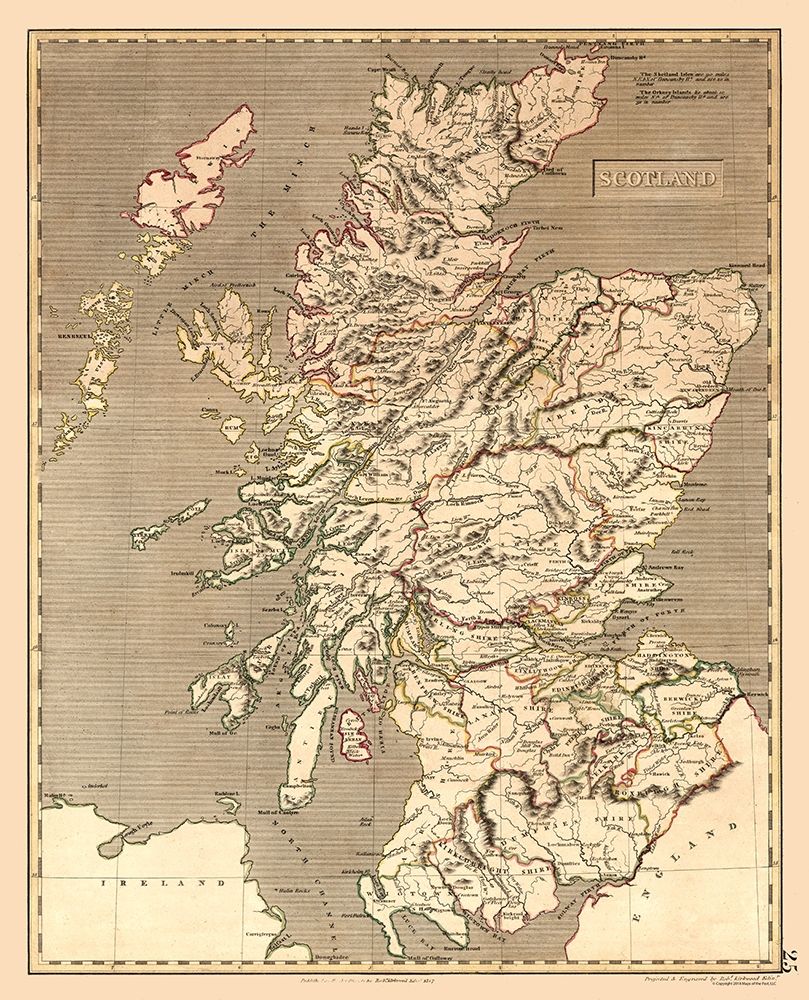 Scotland - Kirkwood 1817