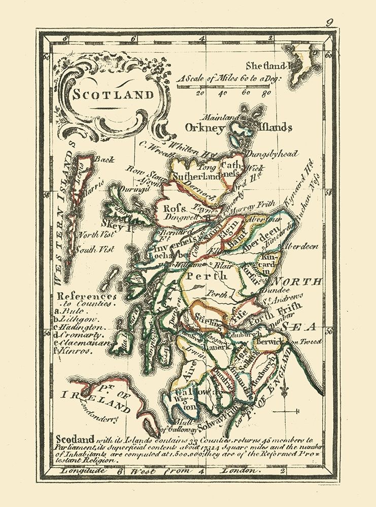 Scotland - Small Scale - Old Regions