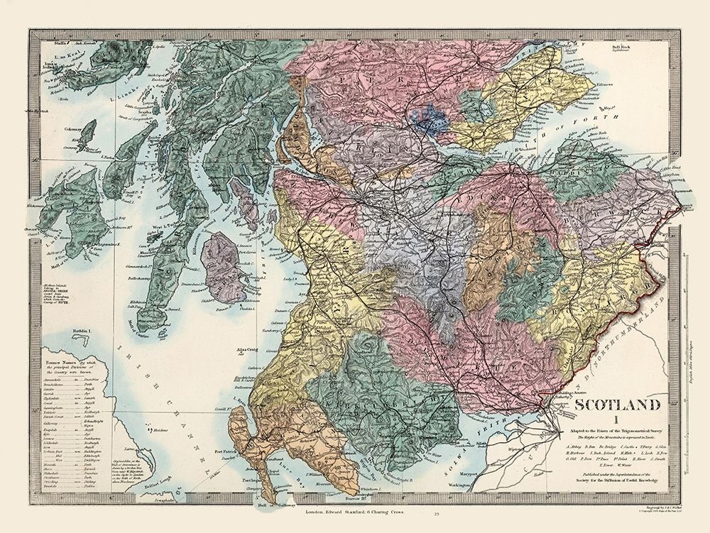 Southern Scotland - Topograpy - Stanford