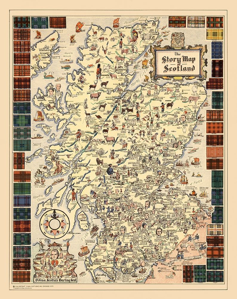 Scotland Story - Colortext 1935