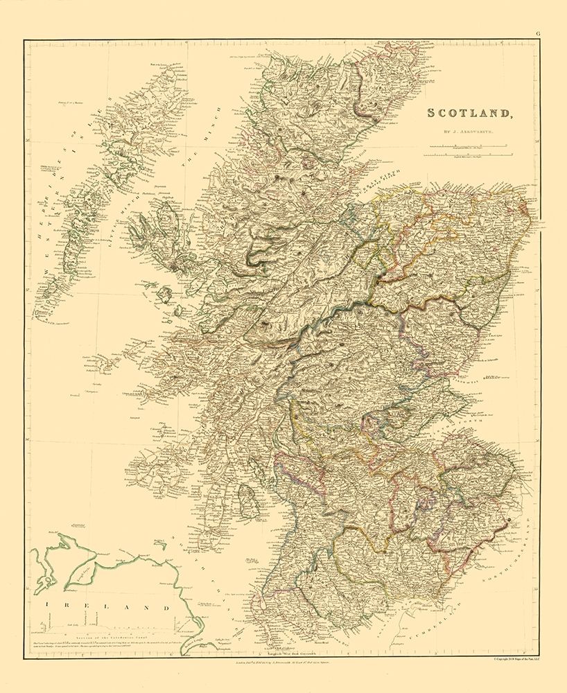 Scotland - Arrowsmith 1834