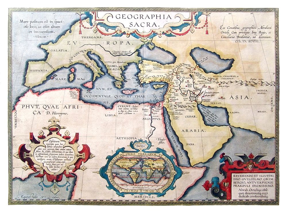 Europe Middle East - Ortelius 1570