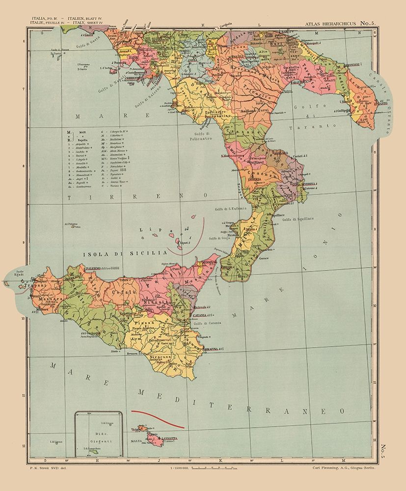 Europe Sicily Italy - Streit 1913