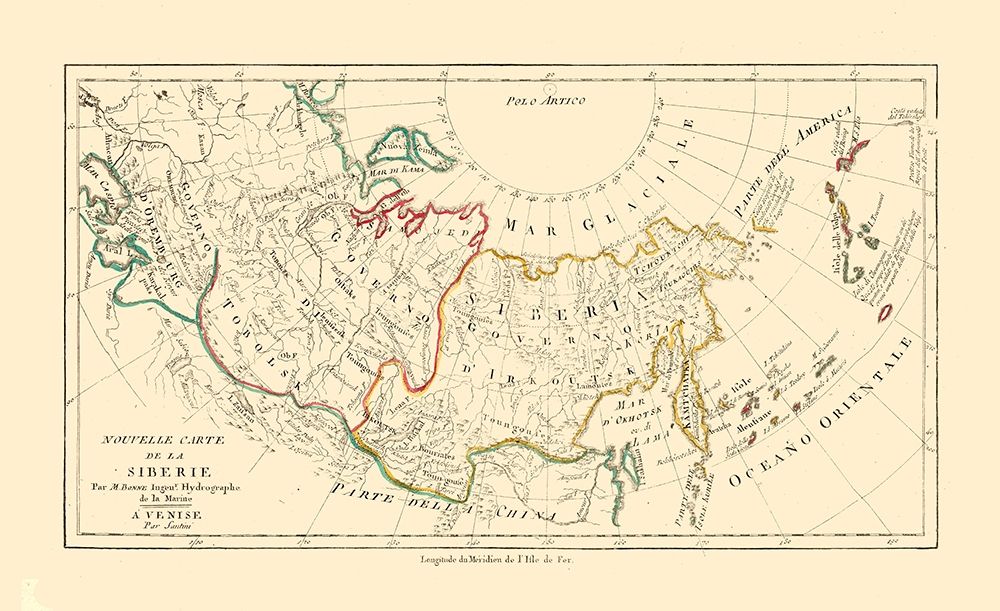 Siberia Russia - Santini 1794