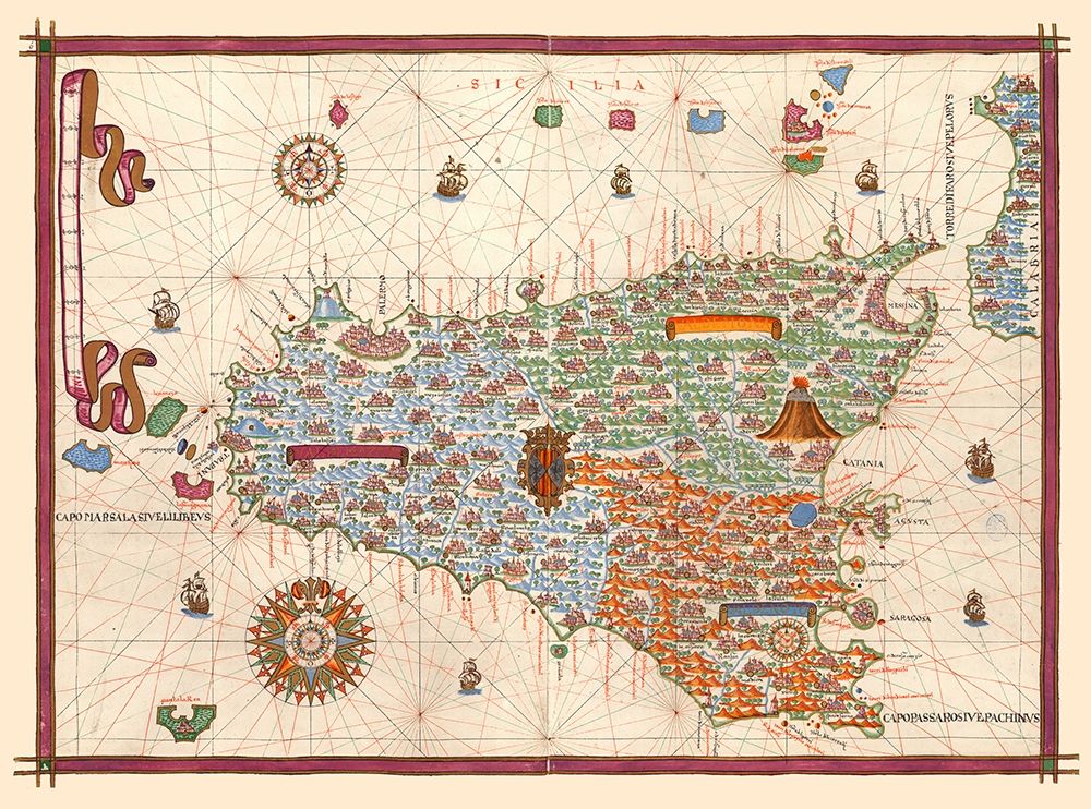Sicily Italy - Martines 1587