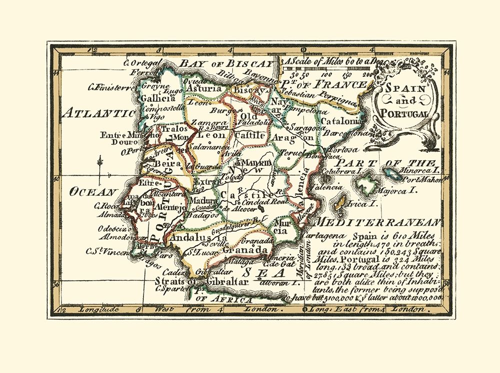 Spain Portugal - Gibson 1758