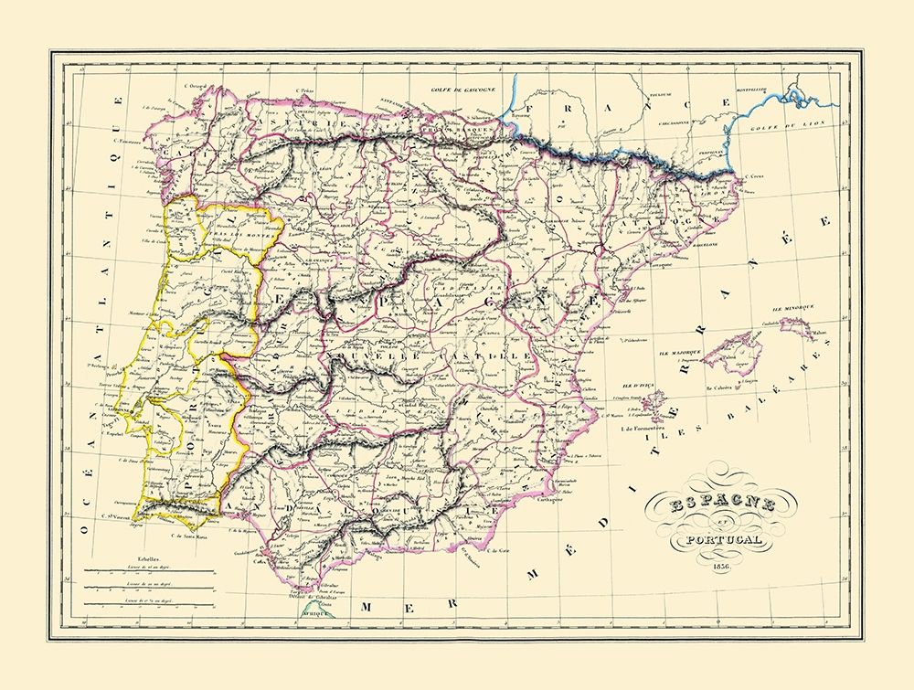 Spain Portugal - Andre 1836