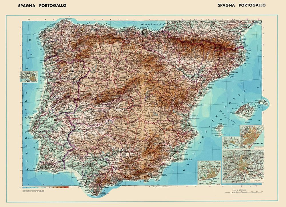 Spain Portugal - Di Agostini 1952