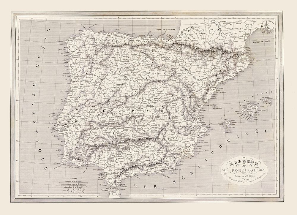 Spain Portugal - Monin 1837