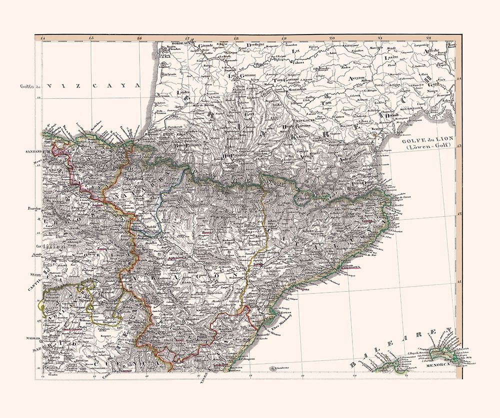 Northeast Spain - Perthes 1850