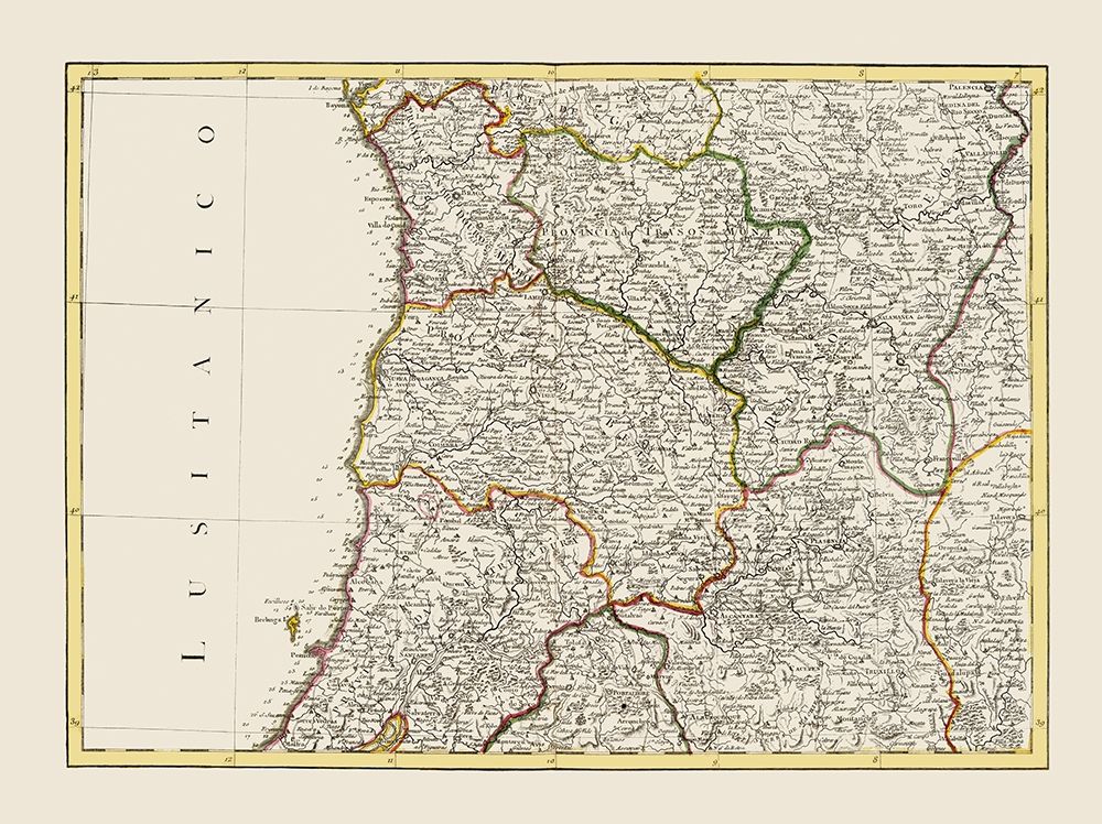 Spain Portugal - Lattre 1780