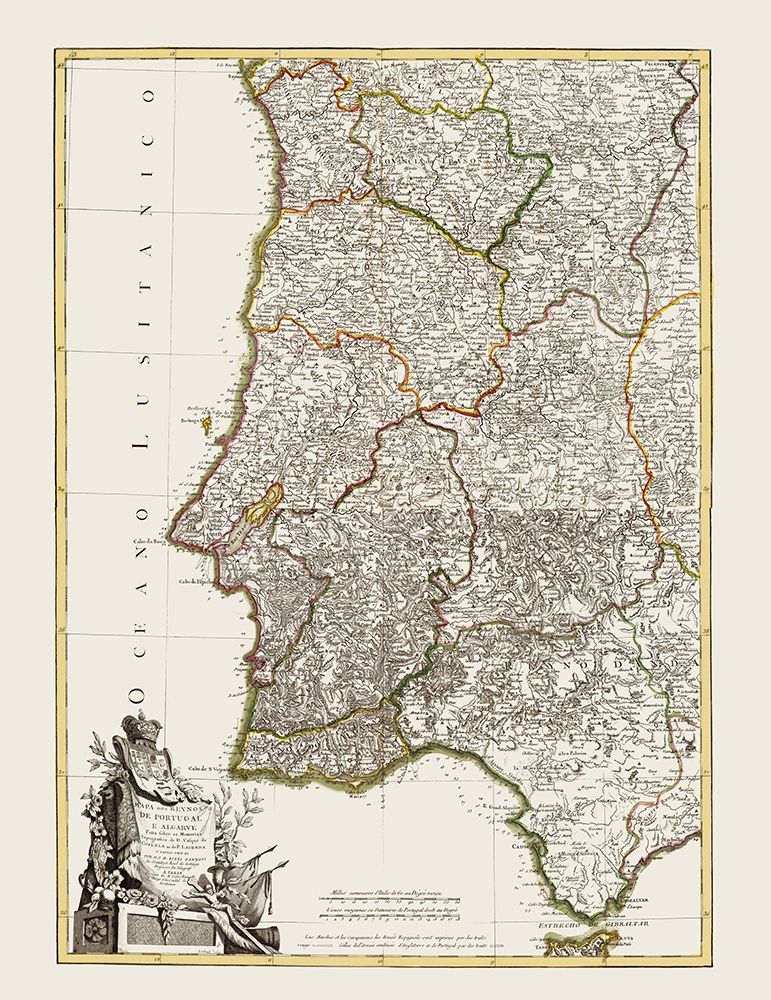 Spain Portugal - Lattre 1780