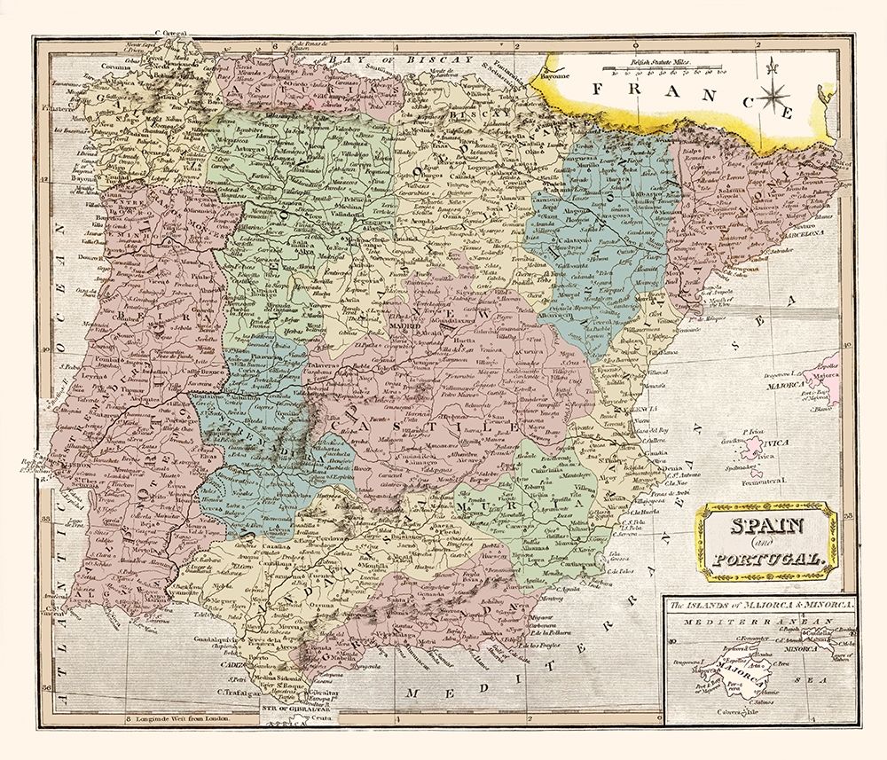 Spain Portugal - Oddy 1811