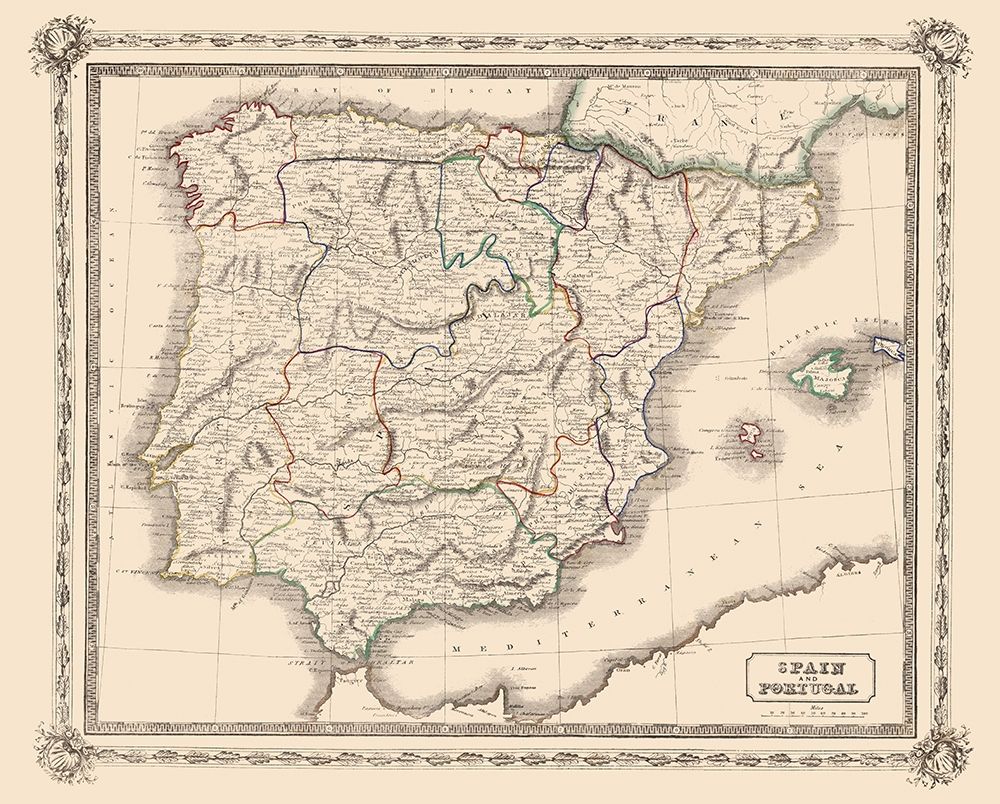 Spain Portugal - Lothian 1848