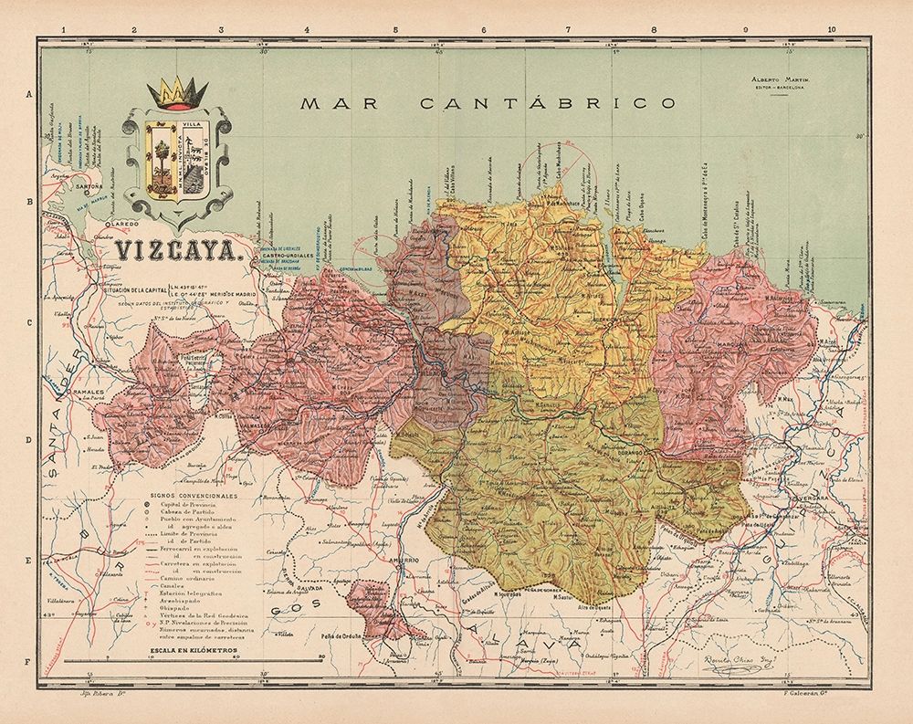 Vizcaya Spain Europe - Martin 1901