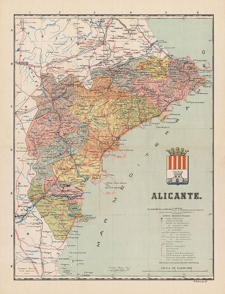 Alicante Spain Europe - Martin 1900