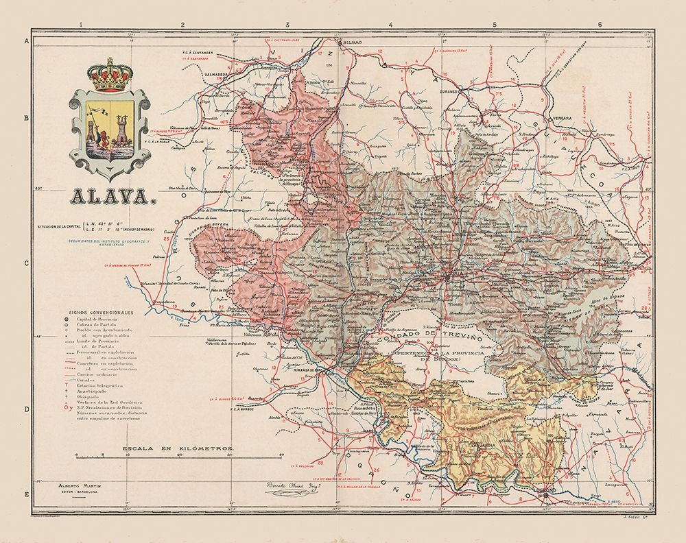 Alava Spain Europe - Martin 1900