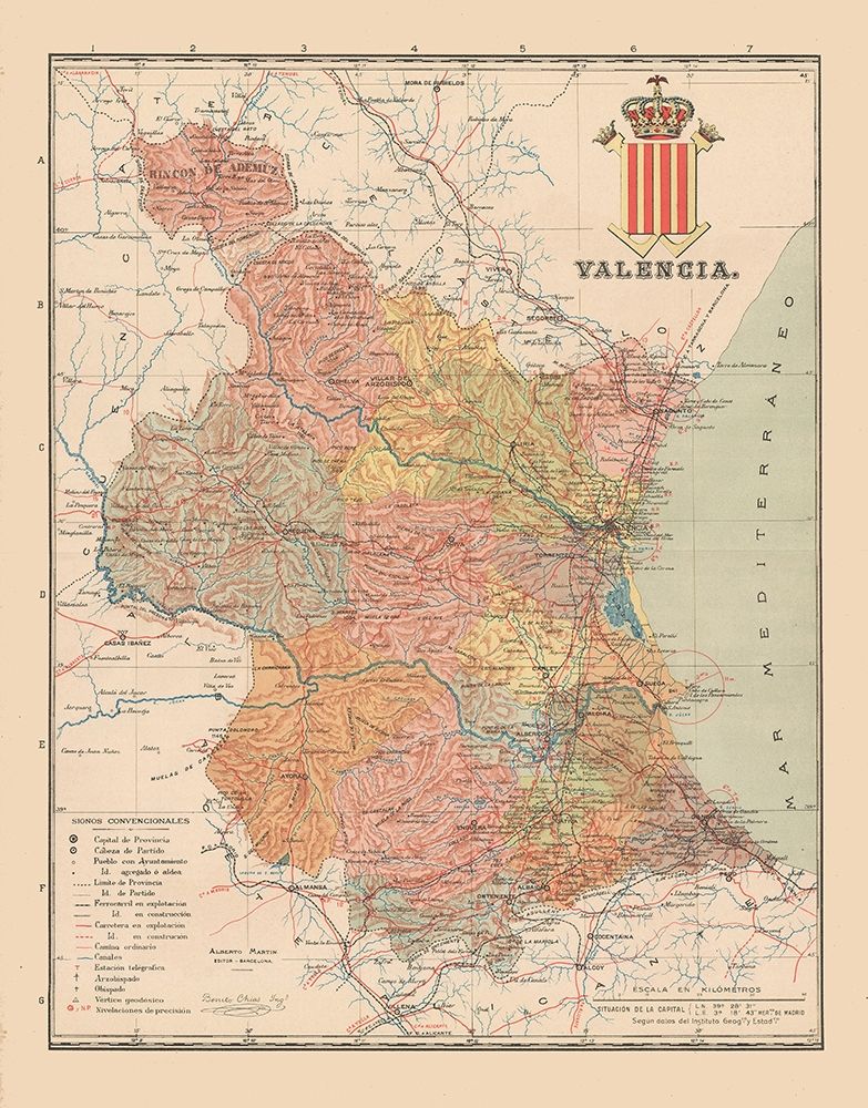 Valencia Spain Europe - Martin 1900