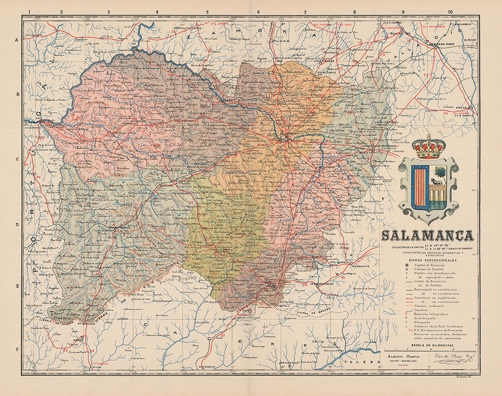 Salamanca Spain Europe - Martin 1911